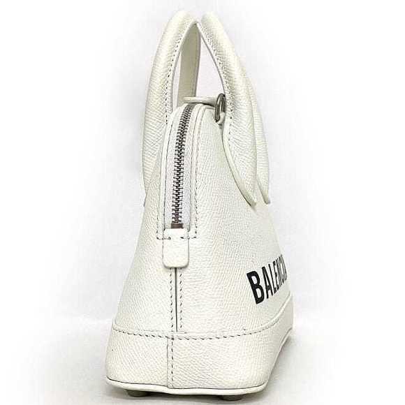 Balenciaga Handle 2way Small Ville Leather Bag Top XXS White - Picture 1 of 10